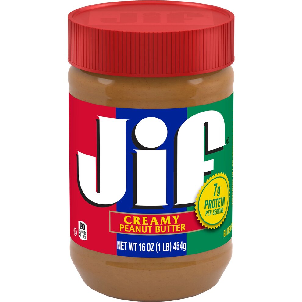 Jif Creamy Peanut Butter- 454g (16 oz)
